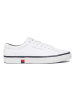 CALVIN KLEIN JEANS Leren sneakers wit