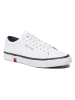 CALVIN KLEIN JEANS Leren sneakers wit