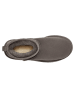 UGG Skórzane botki "Classic Ultra MIni" w kolorze lawendowym