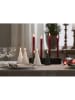 STAR Trading 2-delige set: ledwaskaarsen "Flamme Stripe" rood - (H)25 cm