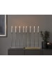 STAR Trading LED-Fensterleuchter "Lottie" in Gold - (B)33 x (H)48 cm