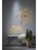 STAR Trading LED-Dekoanhänger "Flower Snowflake" in Weiß - (L)50 x (B)50 cm