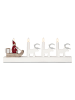 STAR Trading Vensterlamp "Rudolf" wit - (B)43 x (H)15 cm