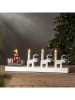 STAR Trading Vensterlamp "Rudolf" wit - (B)43 x (H)15 cm