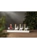 STAR Trading Vensterlamp "Rudolf" wit - (B)43 x (H)15 cm