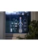 STAR Trading Ledvensterdecoratie "Windo" wit/transparant - (B)22,5 x (H)21 cm