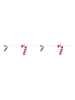 STAR Trading Ledlichtketting "Candycane" rood/wit - (L)135 cm