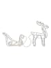 STAR Trading Decoratieve ledfiguur "Tuby Deer" warmwit - (B)100 x (H)35 x (D)12 cm