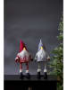 STAR Trading LED-Dekofigur "Joylight" in Rot/ Weiß - (B)12,5 x (H)55 cm