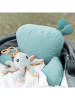 done by deer Kinderwagenzitkussen "Raffi" turquoise - vanaf de geboorte