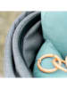 done by deer Kinderwagenzitkussen "Raffi" turquoise - vanaf de geboorte