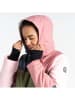 Dare 2b Ski-/snowboardjas "Banded" lichtroze/grijs/kaki