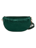 Mia Tomazzi Leder-Gürteltasche "Perugino" in Dunkelgrün - (B)23 x (H)13 x (T)2 cm