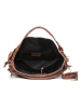 Lucca Baldi Leder-Henkeltasche "Cortona" in Braun - (B)40 x (H)36 x (T)26 cm