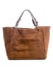 Lucca Baldi Leder-Henkeltasche "Gimignano" in Camel - (B)50 x (H)45 x (T)20 cm