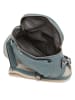 Lucca Baldi Leder-Umhängetasche "Favara" in Hellblau - (B)24 x (H)19 x (T)7 cm