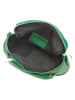 Lucca Baldi Leder-Umhängetasche "Favara" in Grün - (B)24 x (H)19 x (T)7 cm
