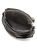 Lucca Baldi Leder-Umhängetasche "Favara" in Anthrazit - (B)24 x (H)19 x (T)7 cm