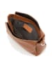 Lucca Baldi Leder-Umhängetasche "Melfi" in Camel - (B)26 x (H)19 x (T)9 cm