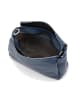 Lucca Baldi Leder-Umhängetasche "Melfi" in Dunkelblau - (B)26 x (H)19 x (T)9 cm