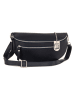Lucca Baldi Leren heuptas "Burano" donkerblauw - (B)30 x (H)19 x (D)2 cm