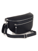 Lucca Baldi Leren heuptas "Burano" donkerblauw - (B)30 x (H)19 x (D)2 cm