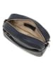 Lucca Baldi Leder-Umhängetasche "Cascina" in Dunkelblau - (B)22 x (H)18 x (T)9 cm