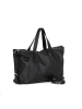 Lucca Baldi Leren handtas "Chieti" zwart - (B)50 x (H)30 x (D)16 cm