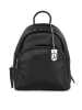 Lucca Baldi Leder-Rucksack "Ortona" in Schwarz - (B)23 x (H)31 x (T)12 cm