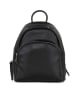 Lucca Baldi Leder-Rucksack "Ortona" in Schwarz - (B)23 x (H)31 x (T)12 cm