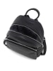 Lucca Baldi Leder-Rucksack "Ortona" in Schwarz - (B)23 x (H)31 x (T)12 cm