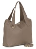 Lia Biassoni Leren schoudertas "Calabritto" taupe - (B)37 x (H)29 x (D)12 cm