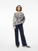 Vero Moda Pullover in Grau/ Creme