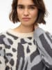 Vero Moda Pullover in Grau/ Creme