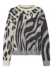 Vero Moda Pullover in Grau/ Creme