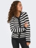 ONLY Cardigan in Schwarz/ Weiß