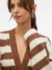 Vero Moda Vest bruin/crème