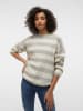 Vero Moda Pullover in Grau/ Creme