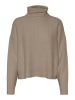 Vero Moda Rollkragenpullover in Taupe