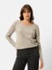 Just Cashmere Kaszmirowy sweter "Fiona" w kolorze szarobrązowym