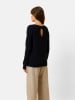 Just Cashmere Kasjmieren trui "Abigail" zwart