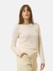 Just Cashmere Kaszmirowy sweter "Helen" w kolorze kremowym