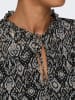 ONLY Blouse zwart/lichtgrijs