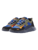 Vingino Leren sneakers "Fabian" kaki/blauw