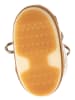 Moon Boot Leder-Winterboots "Light Low Shearling" in Weiß/ Hellbraun