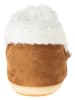Moon Boot Leren boots "Pumps Shearling" wit/lichtbruin