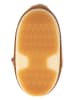 Moon Boot Leren boots "Pumps Shearling" wit/lichtbruin