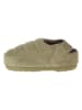 Moon Boot Leder-Hausschuhe "Sandal Band" in Beige