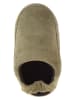 Moon Boot Leder-Hausschuhe "Sandal Band" in Beige