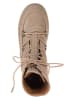 Moon Boot Leren winterboots "Mtrack Lace" beige